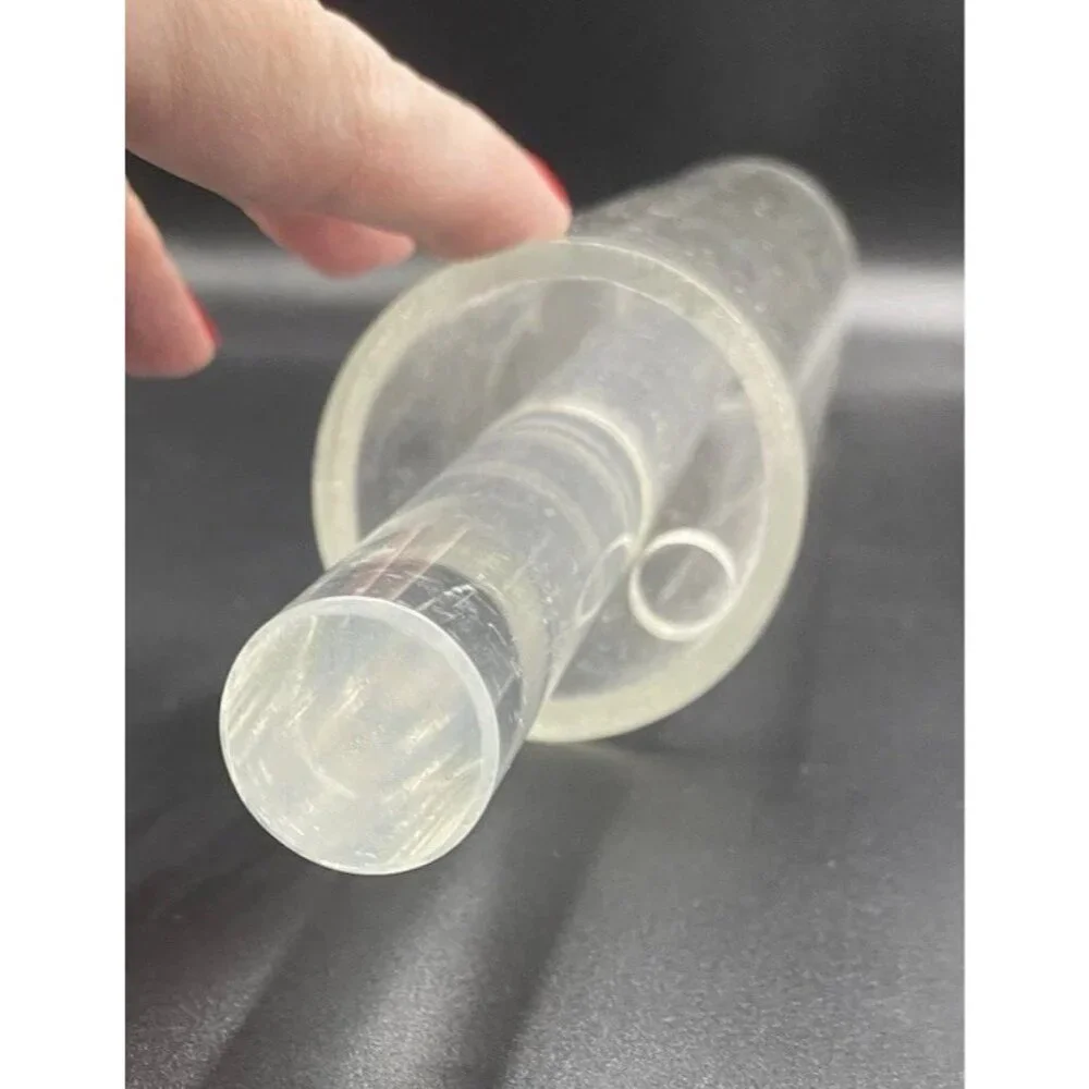 Rialto Clear Acrylic Rolling Pin Made in Italy Vintage Kitchen Baking Tool HTF